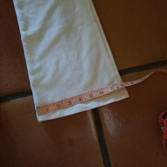 Moda International Vintage Victoria's Secret Pure White Yoga/Lounge Pant - Picture 7 of 8